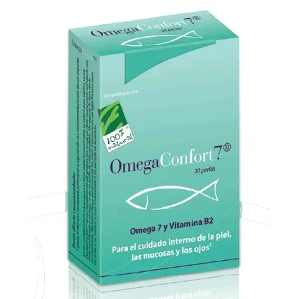 CIEN POR CIEN NATURAL Omegaconfort 7, 30 cápsulas de 420 mg CIEN POR CIEN NATURAL Omegaconfort 7, 30 cápsulas de 420 mg