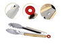 Inde Pinzas Barbacoa Wood 23 cm Algon Bbq (24 Unidades)
