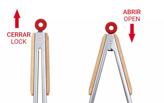 Inde Pinzas Barbacoa Wood 23 cm Algon Bbq (24 Unidades)