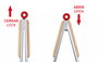 Inde Pinzas Barbacoa Wood 23 cm Algon Bbq (24 Unidades)