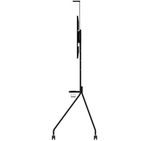 Approx Soporte de Suelo con Ruedas APPISSTD02 para Televisores de 49 a 90 Pulgadas, hasta 100 kg, VESA 100x100 a 900x600, Negro, con Estante para Mandos y Movilidad Fácil