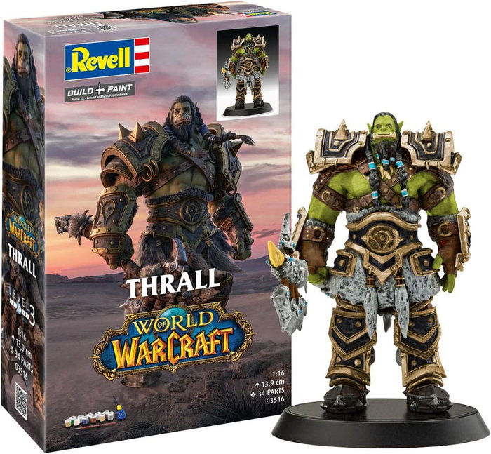 World of Warcraft Kit completo de Maqueta 1/16 The Orc Thrall 13 cm