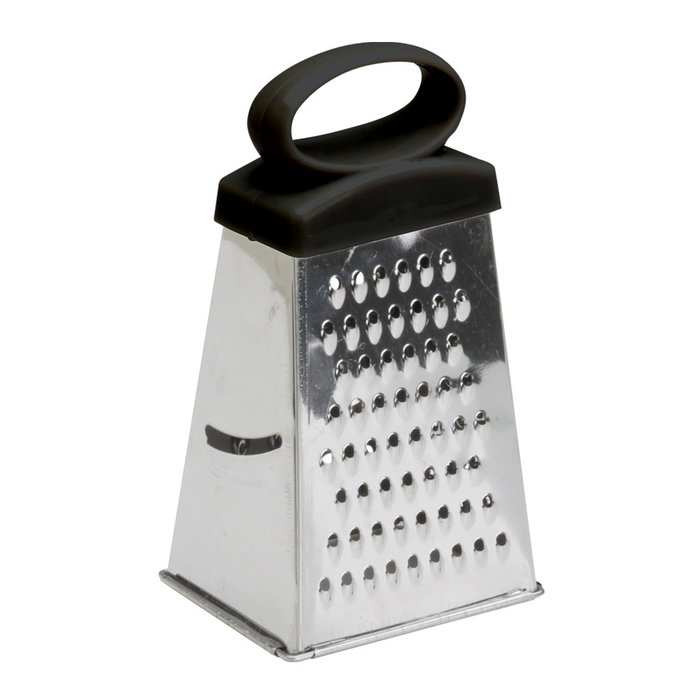 Cook Concept Rallador 4 Caras Acero Inoxidable y Plástico 12 cm Colores Surtidos para Cocina