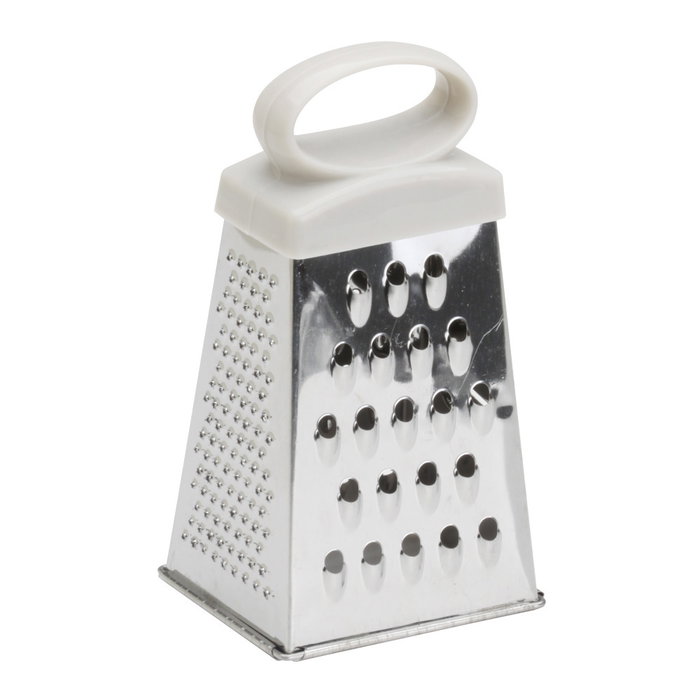 Cook Concept Rallador 4 Caras Acero Inoxidable y Plástico 12 cm Colores Surtidos para Cocina