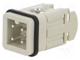LAPP Conector HDC EPIC H-A Macho, 4 Pines, 23A