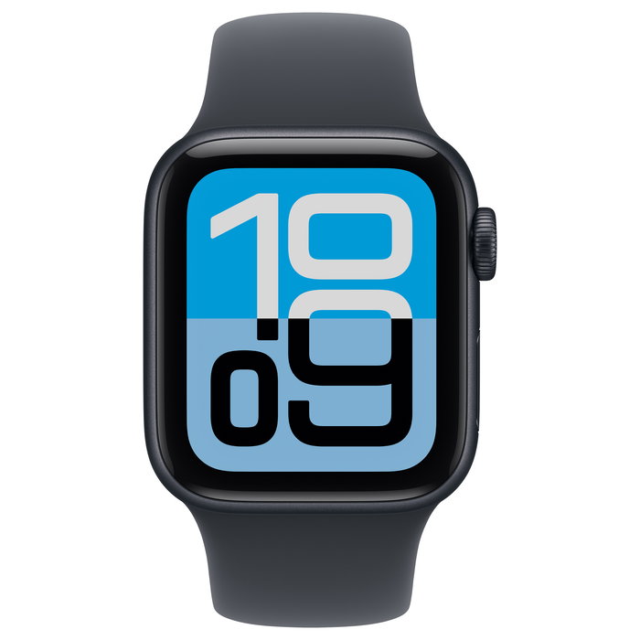 Apple Watch SE 3 GPS 40mm Aluminio Medianoche Correa Deportiva Negra M/L