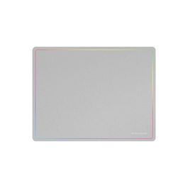 Mars Gaming Alfombrilla MMP124 Blanco | Superficie Nano-textil, Borde Rainbow, Base Antideslizante | Ideal Gamers y Profesionales