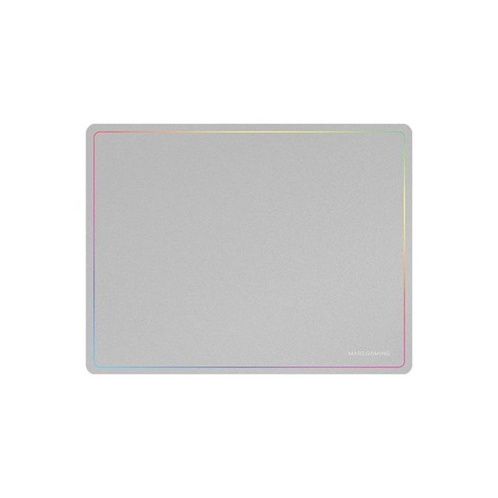 Mars Gaming Alfombrilla de Ratón MMP124 Blanco, Nano-textil, Borde Rainbow, Antideslizante, Tamaño L 360x260 mm Mars Gaming Alfombrilla de Ratón MMP124 Blanco, Nano-textil, Borde Rainbow, Antideslizante, Tamaño L 360x260 mm