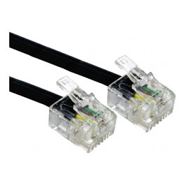 EFB Elektronik Cable telefónico K2406SW.15 RJ12 a RJ45, 15 m, negro