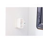 Rev Adaptador de enchufe triple con protección contra sobretensiones, blanco