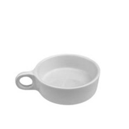 Summa Vajilla Triana Cazoleta con Asa de Porcelana, 8 cm (Set de 6)