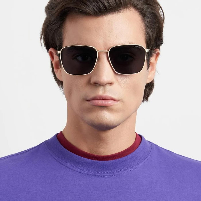 Gafas de Sol Unisex Polaroid PLD4120GSXLOJ Dorado ø 59 mm