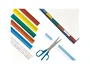 ESSELTE Índice de Plástico Banda Adhesiva de 20 cm Colores Surtidos