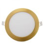 Placa LED Circular Dorado 12W 1200Lm 2700K