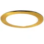 Placa LED Circular 12W 1200Lm 2700K Dorado Ultrafina [GL-CL-R12N-G-WW]