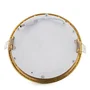Placa LED Circular 12W 1200Lm 2700K Dorado Ultrafina [GL-CL-R12N-G-WW]