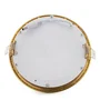 Placa LED Circular 12W 1200Lm 2700K Dorado Ultrafina [GL-CL-R12N-G-WW]