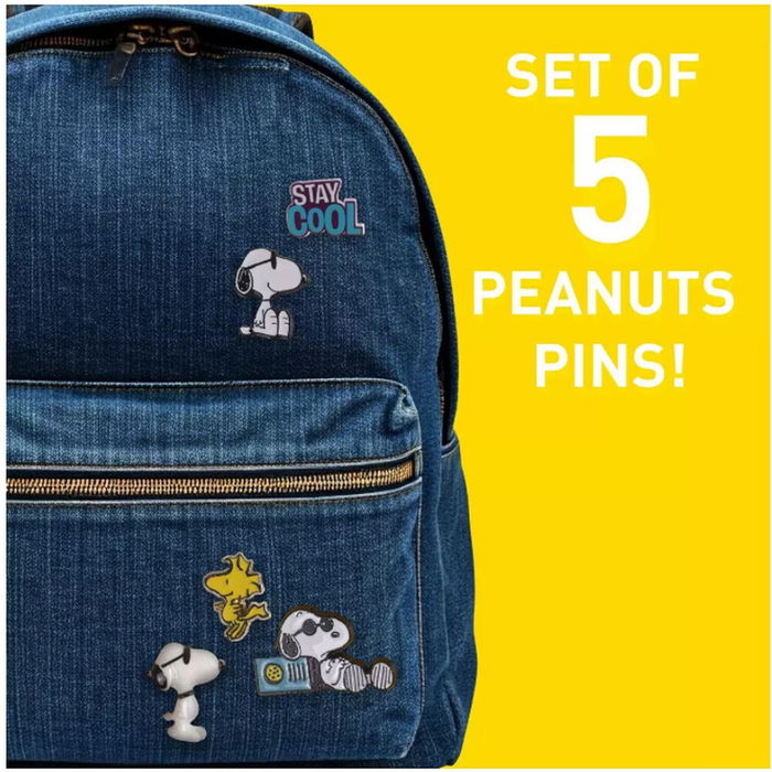 PEERS HARDY Set de 5 Pins Broches Snoopy Peanuts - Coleccionable PEERS HARDY Set de 5 Pins Broches Snoopy Peanuts - Coleccionable