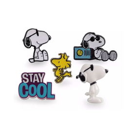 PEERS HARDY Set de 5 Pins Broches Snoopy Peanuts - Coleccionable