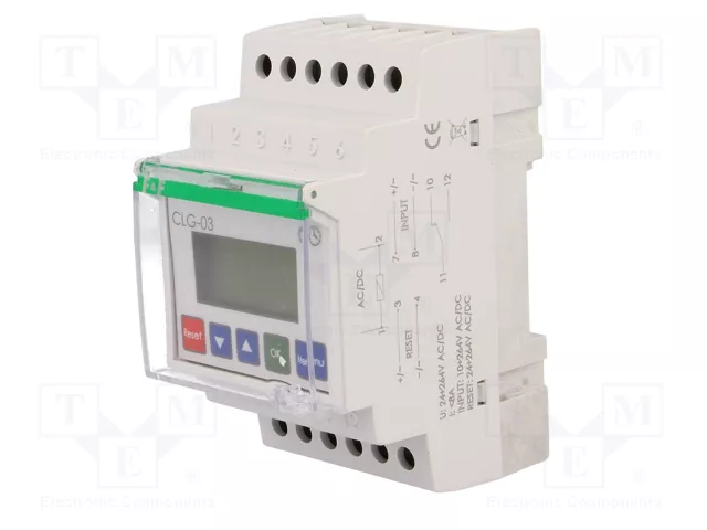F&F Contador Electrónico Ascendente/Descendente LCD 24-264V F&F Contador Electrónico Ascendente/Descendente LCD 24-264V