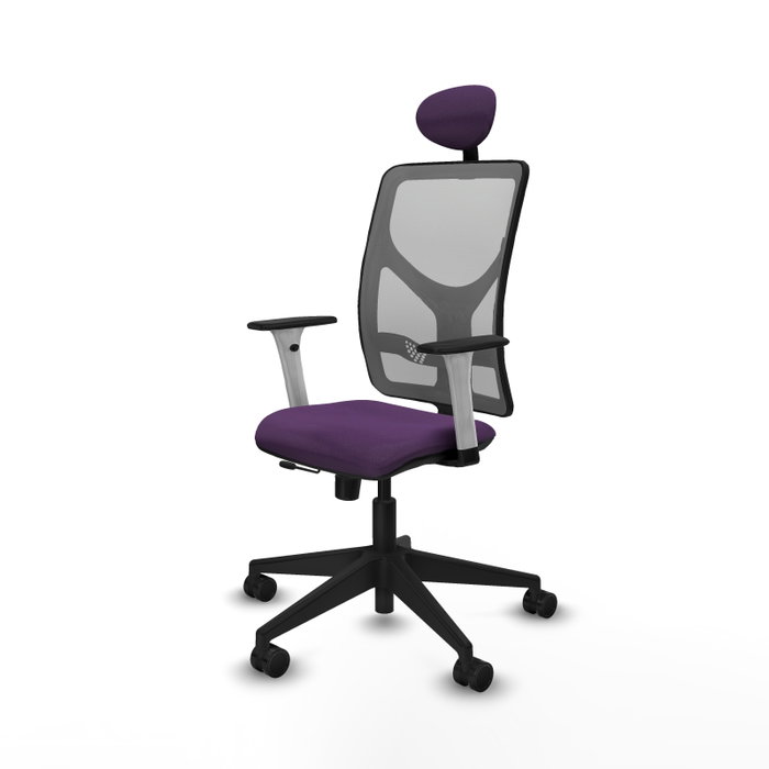 PIQUERAS Y CRESPO Silla de oficina Motilla con mecanismo Sincro/Traslack, Morada y Gris PIQUERAS Y CRESPO Silla de oficina Motilla con mecanismo Sincro/Traslack, Morada y Gris