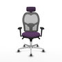 PIQUERAS Y CRESPO Silla de oficina Jorquera Morado/Gris