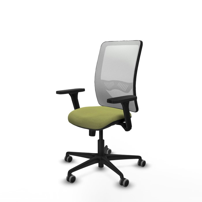 PIQUERAS Y CRESPO Silla de oficina Zulema con mecanismo Sincro, Verde oliva y Blanco PIQUERAS Y CRESPO Silla de oficina Zulema con mecanismo Sincro, Verde oliva y Blanco
