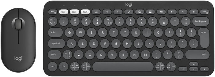 Logitech MK380 Conjunto de teclado y ratón inalámbrico gris