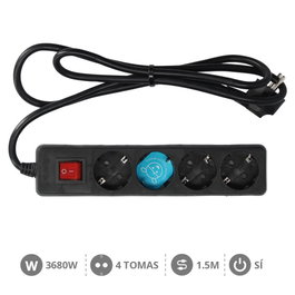 GSC Evolution Base múltiple Serie Estándar 4T con interruptor Negro