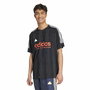 Camiseta de Manga Corta Hombre Adidas House Of Tiro Jacquard Jersey Negro