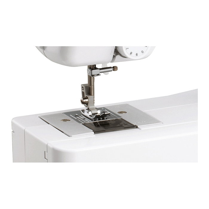 Brother J14s Máquina de coser mecánica automática de 14 programas, color blanco