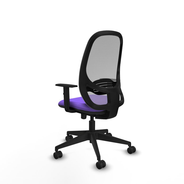 PIQUERAS Y CRESPO Silla de oficina Cilanco con mecanismo Sincro/Traslack, lila y gris PIQUERAS Y CRESPO Silla de oficina Cilanco con mecanismo Sincro/Traslack, lila y gris