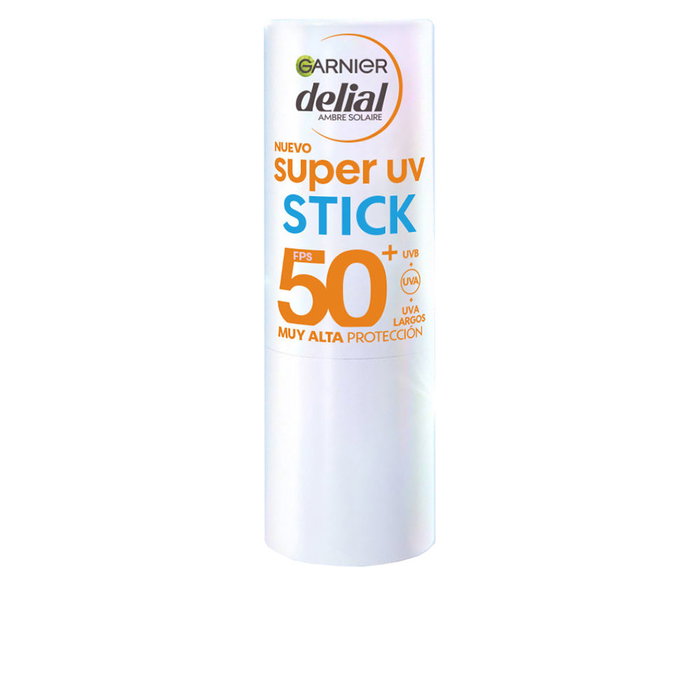 Garnier DELIAL SUPER UV stick SPF50+ 9 gr Protección Solar Alta SPF50+ Garnier DELIAL SUPER UV stick SPF50+ 9 gr Protección Solar Alta SPF50+