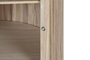DKD Home Decor Mesa Redonda Comedor Balines Natural Paulownia y MDF 120 x 77 x 120 cm