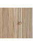 DKD Home Decor Mesa Redonda de Comedor Paulownia Natural con Puerta