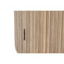 DKD Home Decor Mesa Redonda de Comedor Paulownia Natural con Puerta