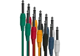 Yellowcab Juego 6 Cables Patch Colores 90 Cm Jack Mono Macho a Jack Mono Macho