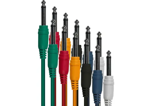 Yellowcab Juego 6 Cables Patch Colores 90 Cm Jack Mono Macho a Jack Mono Macho Yellowcab Juego 6 Cables Patch Colores 90 Cm Jack Mono Macho a Jack Mono Macho