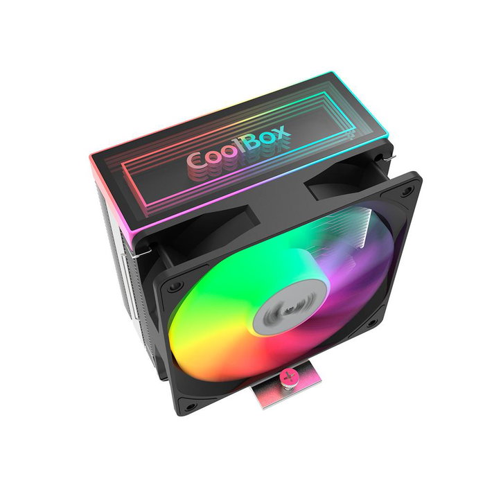 COOLBOX Infinite Air120 Refrigerador CPU Multisocket Intel/AMD ARGB 1800 RPM 120mm 4 Heatpipes