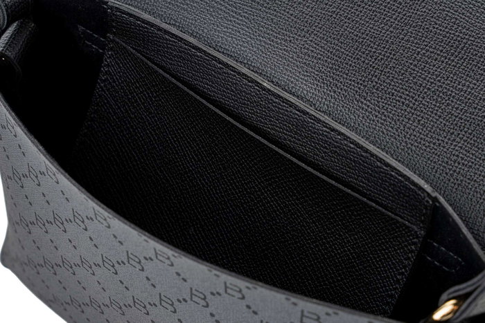 Lucky Bees 1278 Bolso Bandolera de Polipiel Negro y Gris, 25x9x17 cm Lucky Bees 1278 Bolso Bandolera de Polipiel Negro y Gris, 25x9x17 cm