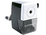 Q-connect Sacapuntas de Sobremesa Manual con Depósito para Virutas, Ideal para Lápices de 8mm