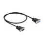 DeLOCK Cable Serie RS-232 D-Sub9 Macho a Hembra 0,5 m