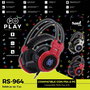 SAMI Gaming Play Auricular con Luz LED y Vibración para Juegos