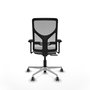 PIQUERAS Y CRESPO Silla de oficina Motilla con mecanismo Sincro/Traslack, Gris