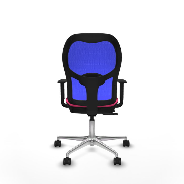 PIQUERAS Y CRESPO Silla de oficina Jorquera con mecanismo Sincro/Traslack, Rosa y Azul PIQUERAS Y CRESPO Silla de oficina Jorquera con mecanismo Sincro/Traslack, Rosa y Azul
