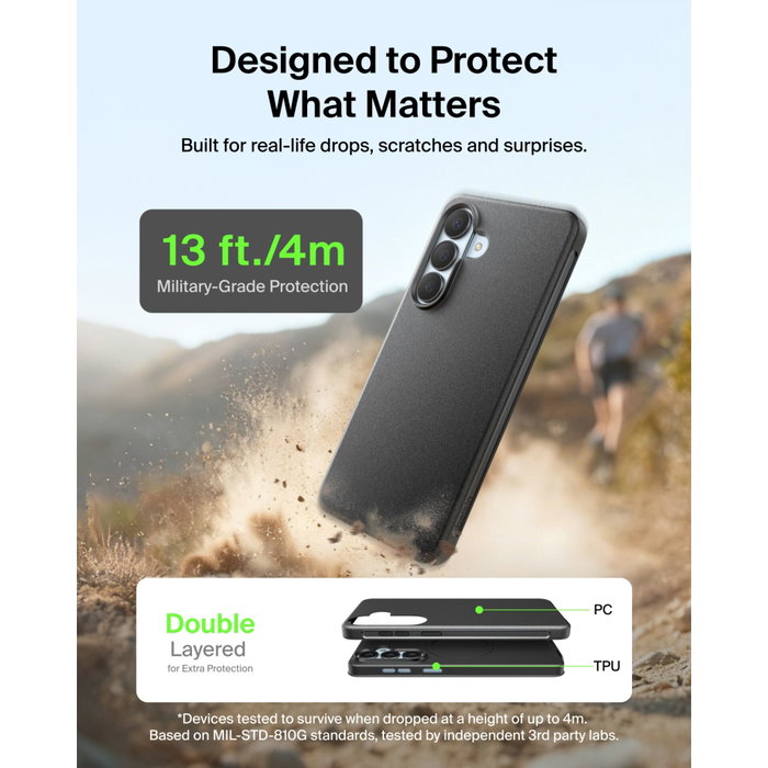 Belkin SheerForce Protect Black para Samsung Galaxy S26+ Belkin SheerForce Protect Black para Samsung Galaxy S26+