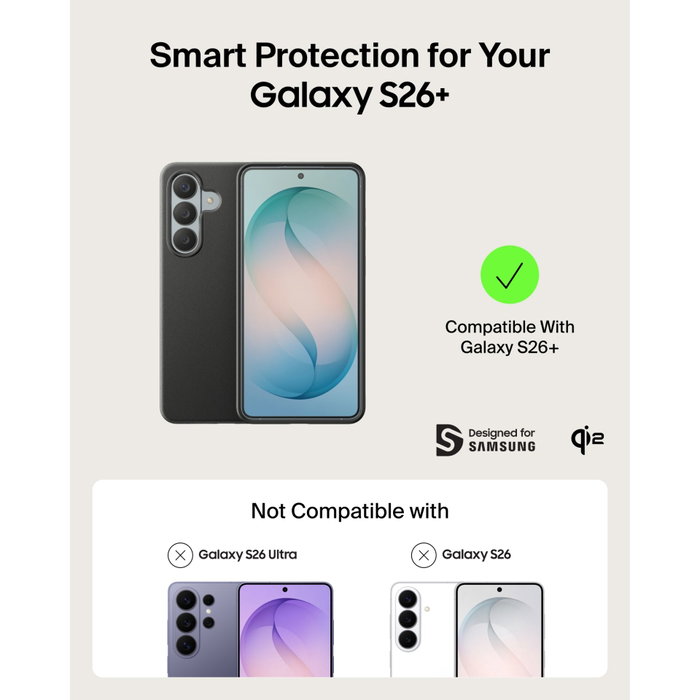 Belkin SheerForce Protect Black para Samsung Galaxy S26+ Belkin SheerForce Protect Black para Samsung Galaxy S26+