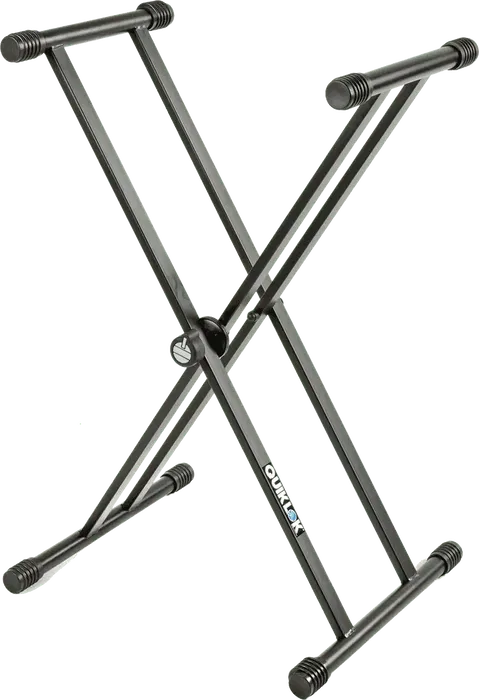 QUIKLOK Soporte Teclado T20 Formato "X" Doble Plegable Acero Negro QUIKLOK Soporte Teclado T20 Formato "X" Doble Plegable Acero Negro