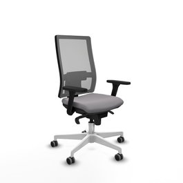 PIQUERAS Y CRESPO Silla de oficina Horna Gris con mecanismo Sincro