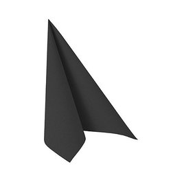 PAPSTAR Servilletas de 3 capas, 40,0 x 40,0 cm, negro